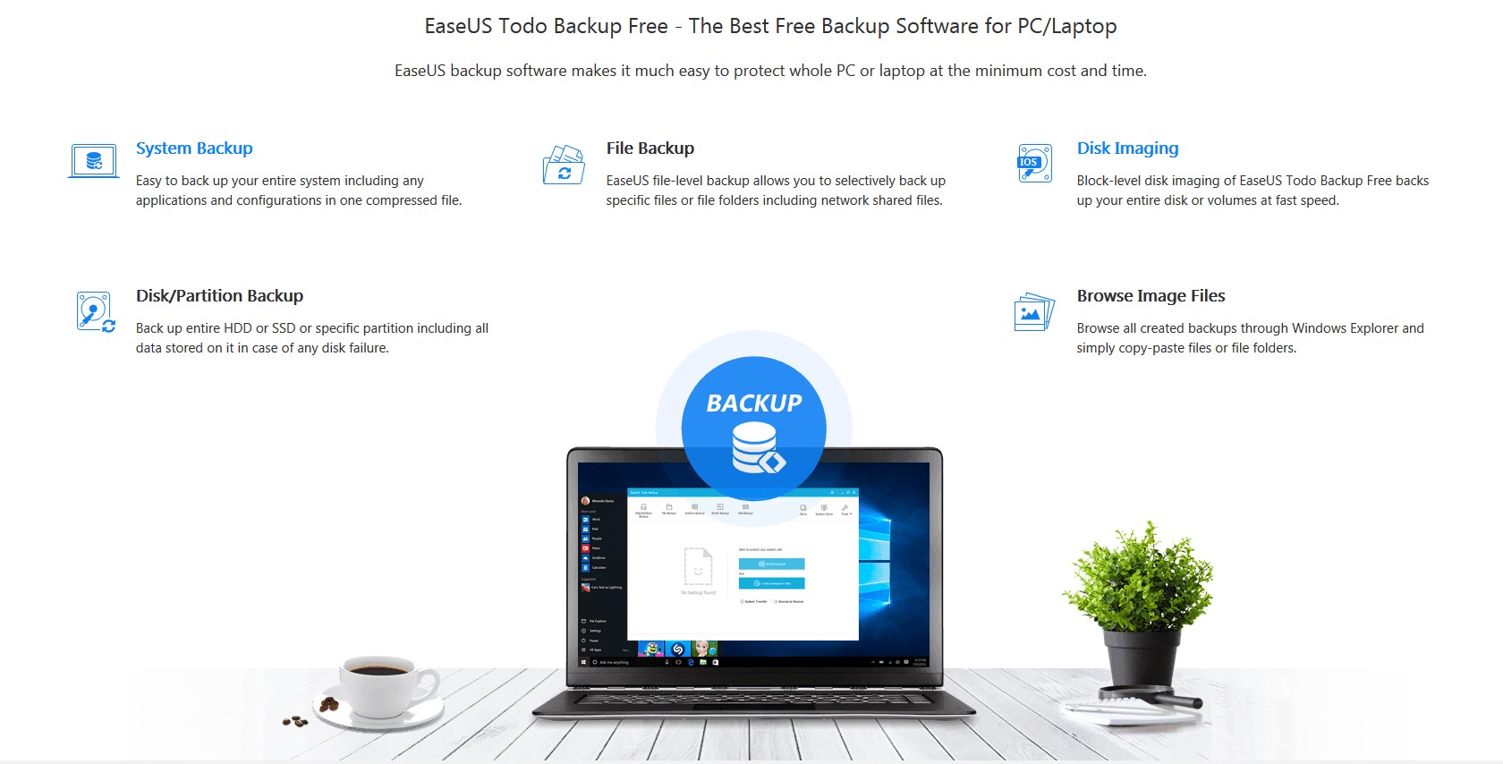 EaseUS Todo Backup Free - The Best Free Backup Software for PCLaptop